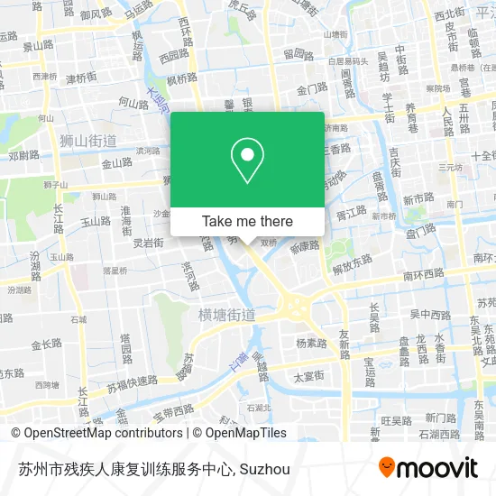 苏州市残疾人康复训练服务中心 map