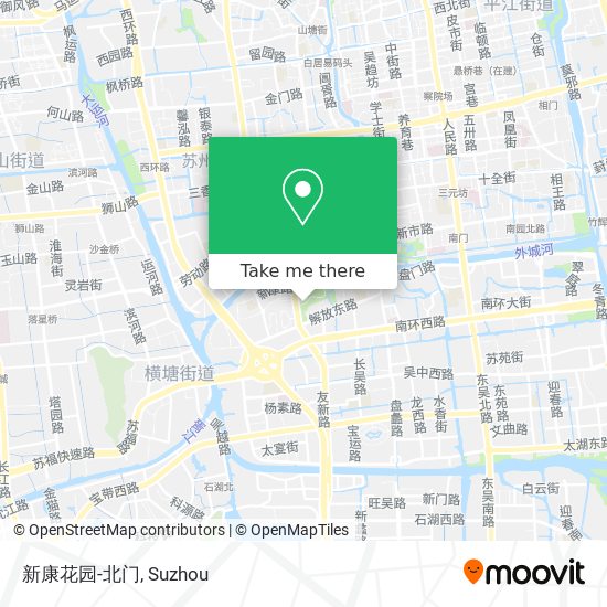 新康花园-北门 map