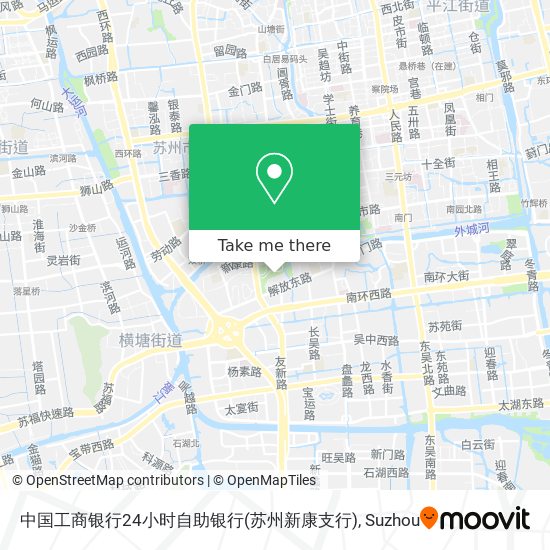 中国工商银行24小时自助银行(苏州新康支行) map