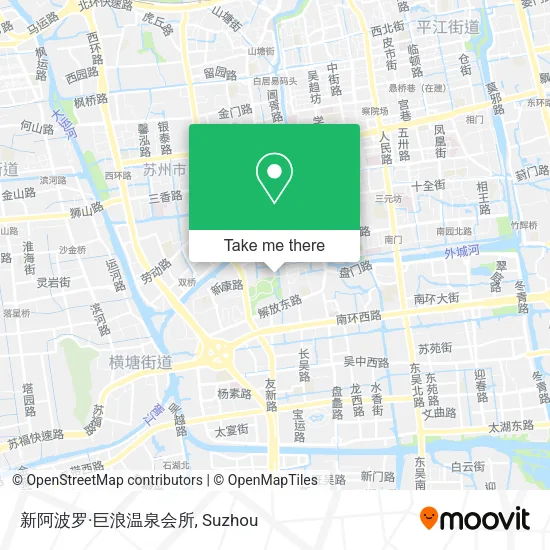 新阿波罗·巨浪温泉会所 map