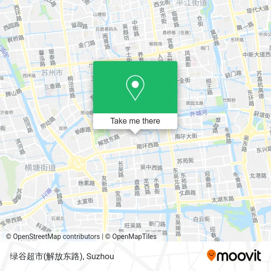 绿谷超市(解放东路) map