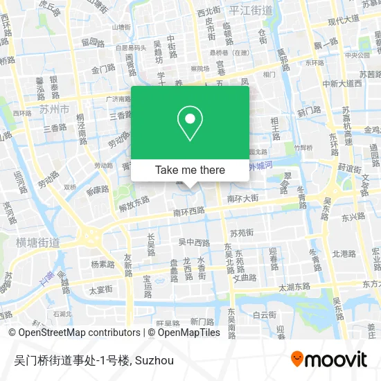 吴门桥街道事处-1号楼 map