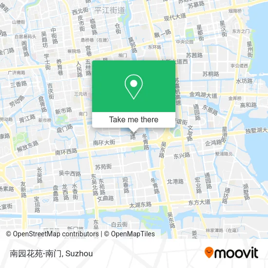 南园花苑-南门 map