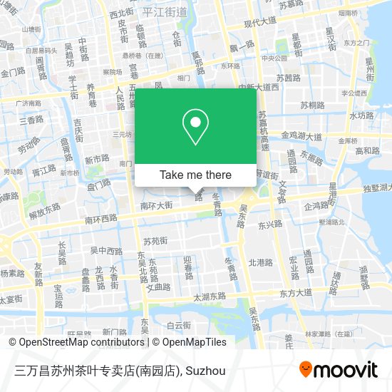 三万昌苏州茶叶专卖店(南园店) map