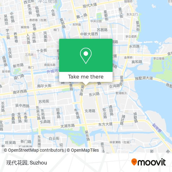 现代花园 map