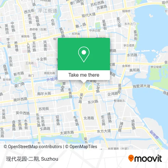 现代花园-二期 map