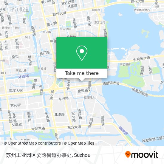 苏州工业园区娄葑街道办事处 map