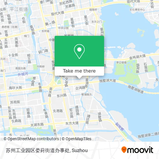苏州工业园区娄葑街道办事处 map