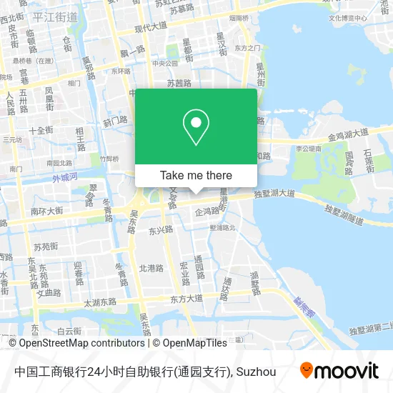 中国工商银行24小时自助银行(通园支行) map