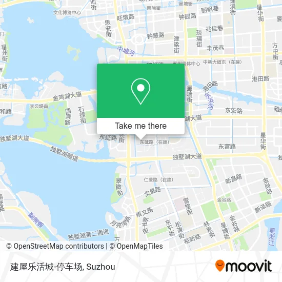 建屋乐活城-停车场 map
