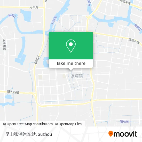 昆山张浦汽车站 map