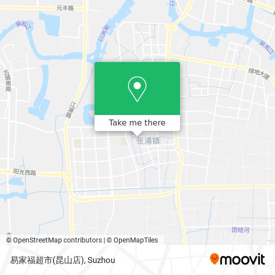 易家福超市(昆山店) map