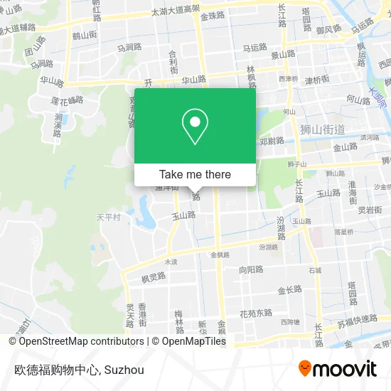 欧德福购物中心 map