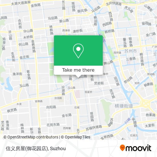 信义房屋(御花园店) map