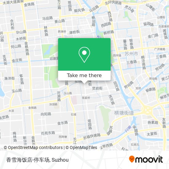 香雪海饭店-停车场 map