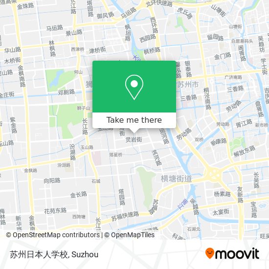苏州日本人学校 map