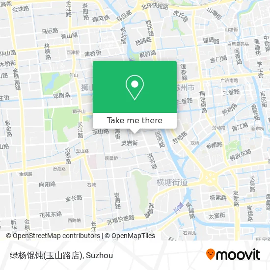 绿杨馄饨(玉山路店) map
