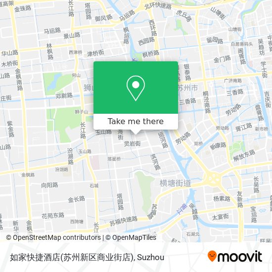 如家快捷酒店(苏州新区商业街店) map