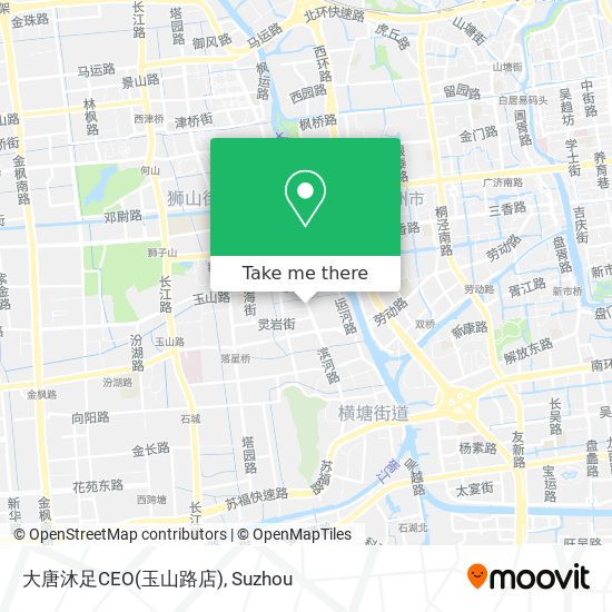 大唐沐足CEO(玉山路店) map