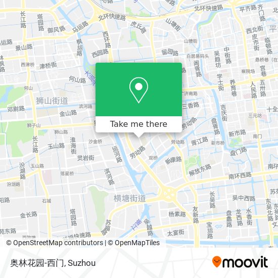 奥林花园-西门 map