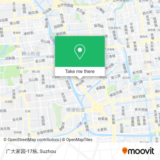 广大家园-17栋 map