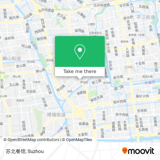 苏北餐馆 map