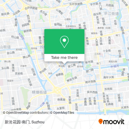 新沧花园-南门 map
