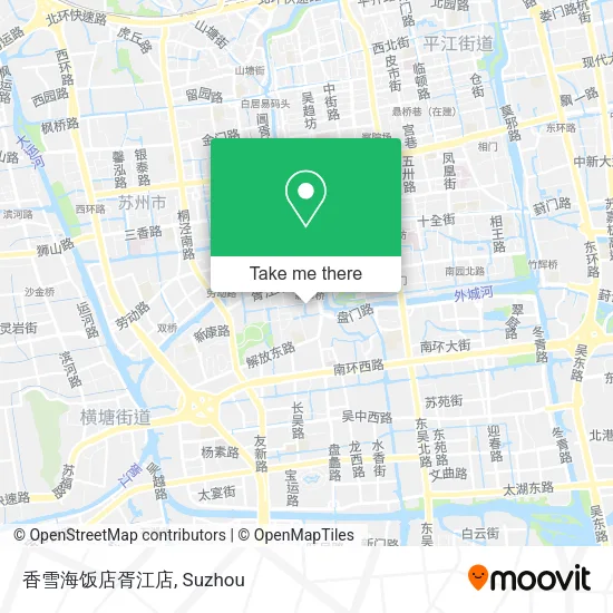 香雪海饭店胥江店 map