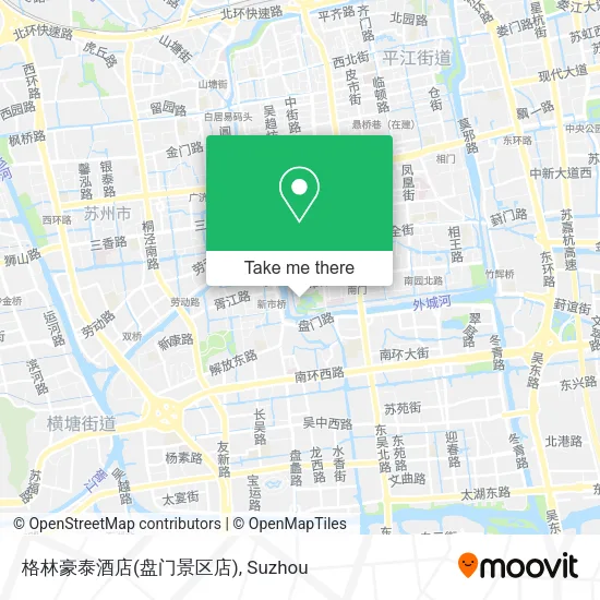 格林豪泰酒店(盘门景区店) map