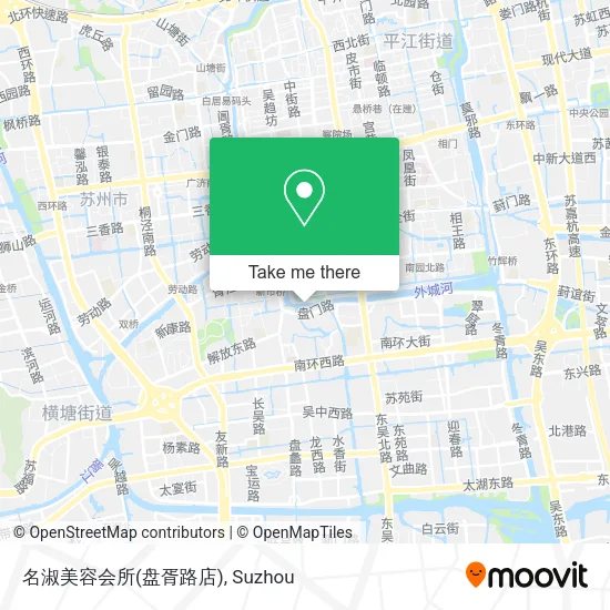 名淑美容会所(盘胥路店) map