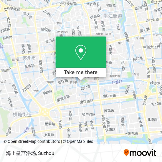 海上皇宫浴场 map