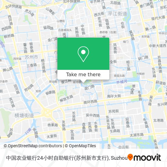 中国农业银行24小时自助银行(苏州新市支行) map