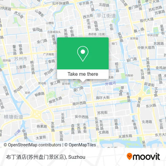 布丁酒店(苏州盘门景区店) map