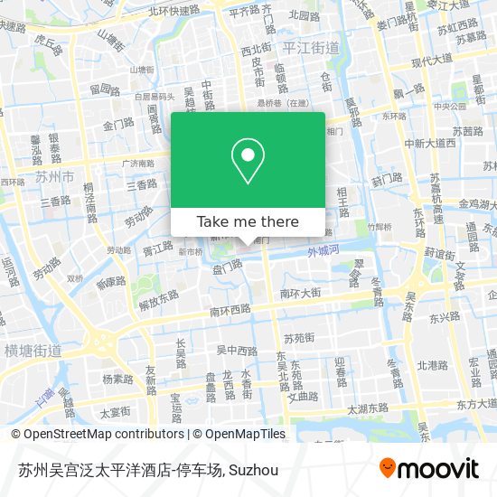 苏州吴宫泛太平洋酒店-停车场 map