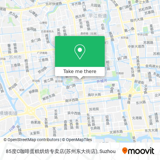 85度C咖啡蛋糕烘焙专卖店(苏州东大街店) map
