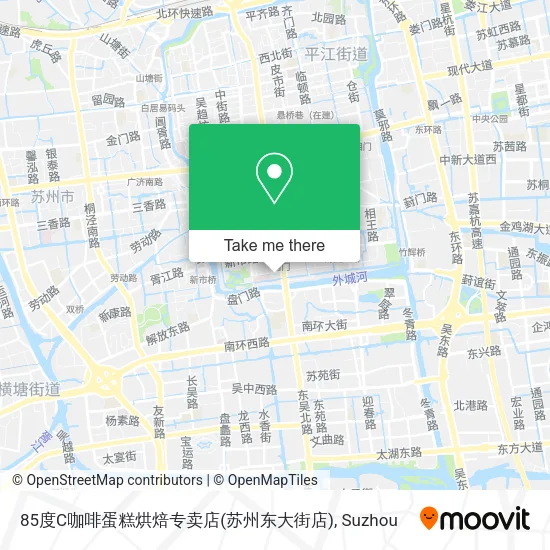 85度C咖啡蛋糕烘焙专卖店(苏州东大街店) map