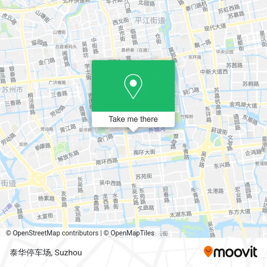 泰华停车场 map