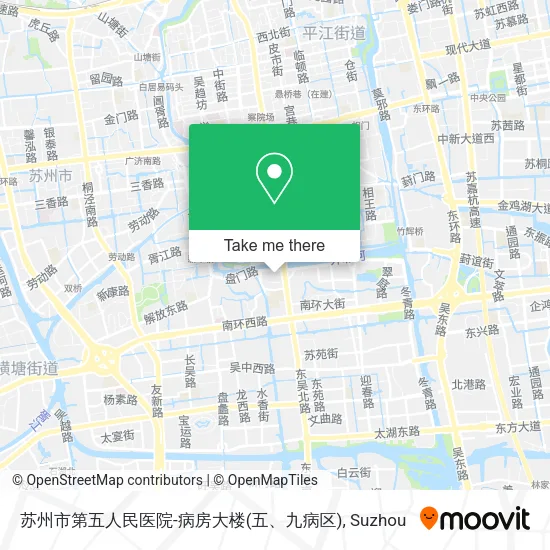 苏州市第五人民医院-病房大楼(五、九病区) map