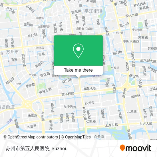 苏州市第五人民医院 map