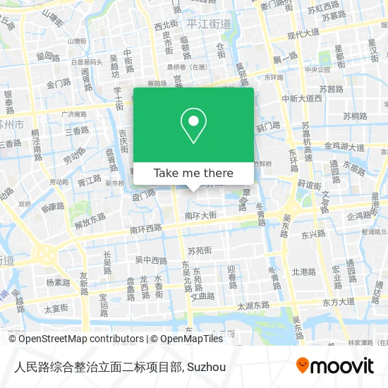 人民路综合整治立面二标项目部 map