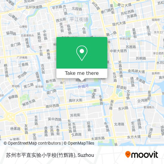 苏州市平直实验小学校(竹辉路) map