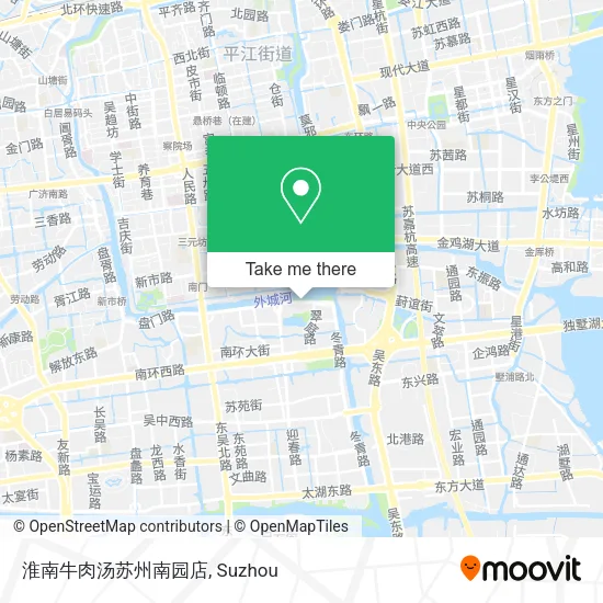淮南牛肉汤苏州南园店 map