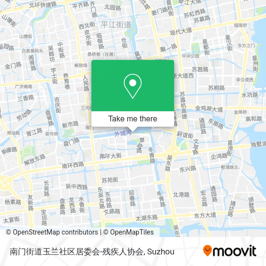 南门街道玉兰社区居委会-残疾人协会 map