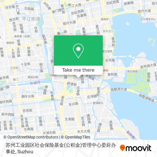 苏州工业园区社会保险基金(公积金)管理中心娄葑办事处 map