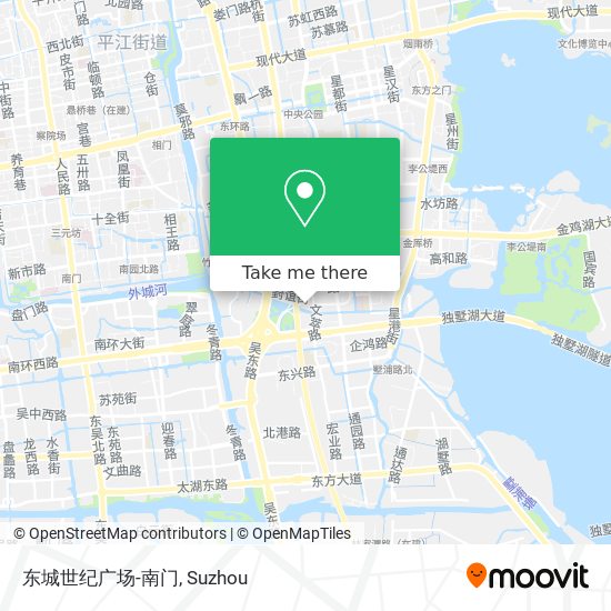 东城世纪广场-南门 map