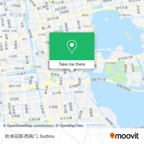 欧洲花园-西南门 map