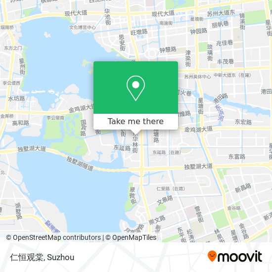 仁恒观棠 map