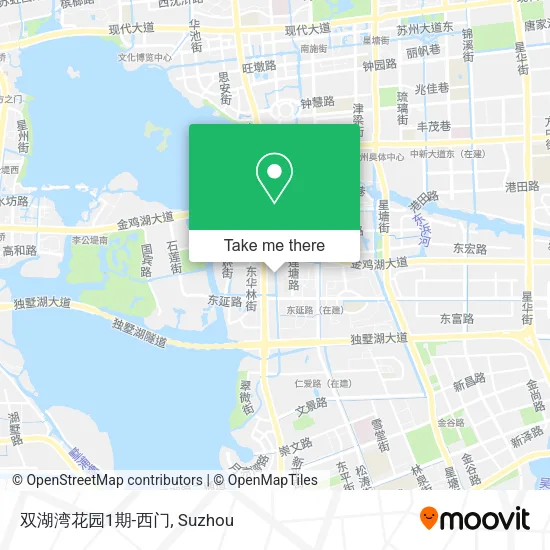 双湖湾花园1期-西门 map