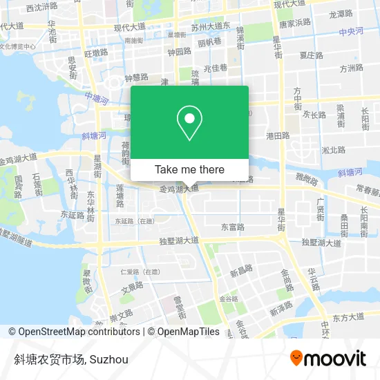 斜塘农贸市场 map
