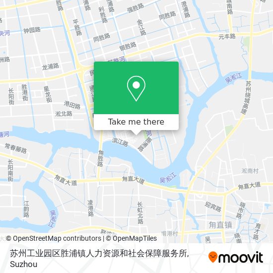 苏州工业园区胜浦镇人力资源和社会保障服务所 map